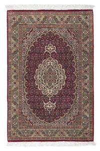 Täbriz - 50 Raj Teppich 61x95cm - Perserteppich - dunkelrot – product image