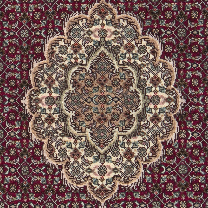 Täbriz - 50 Raj Teppich 61x95cm - Perserteppich - dunkelrot
