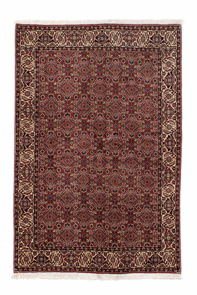 Bidjar Teppich 141x205cm - Perserteppich - dunkelrot