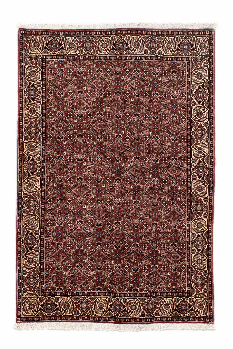 Bidjar Teppich 141x205cm - Perserteppich - dunkelrot