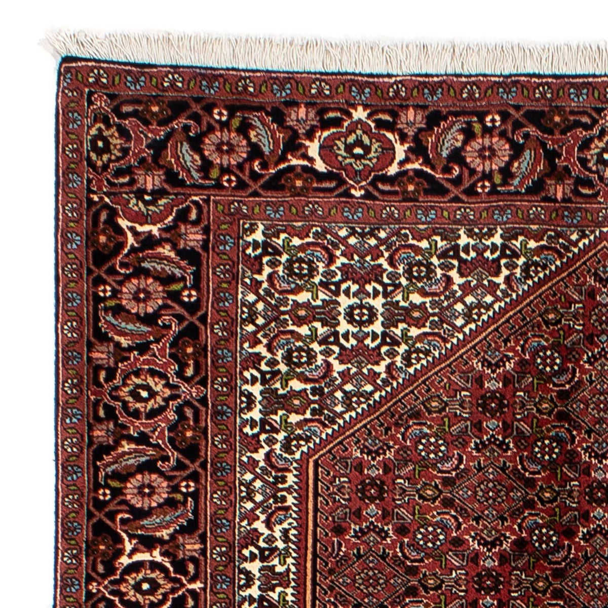 Bidjar Teppich 136x198cm - Perserteppich - dunkelrot