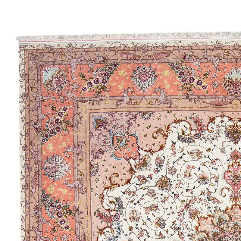 Täbriz - 50 Raj Teppich 298x300cm - Perserteppich - beige