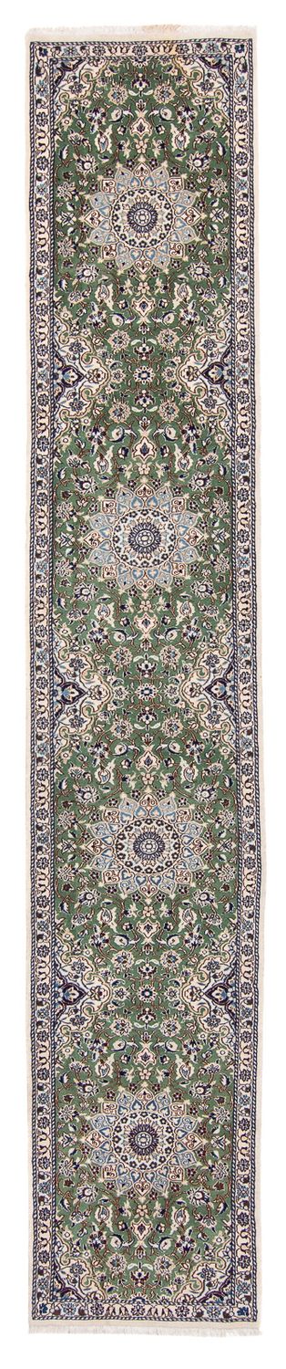 Nain - 9La Teppich 62x410cm - Perserteppich - grün
