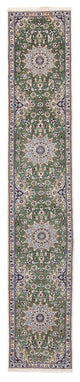 Nain - 9La Teppich 62x410cm - Perserteppich - grün