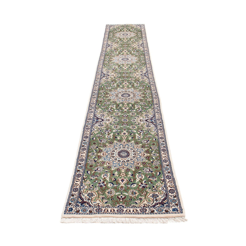 Nain - 9La Teppich 62x410cm - Perserteppich - grün
