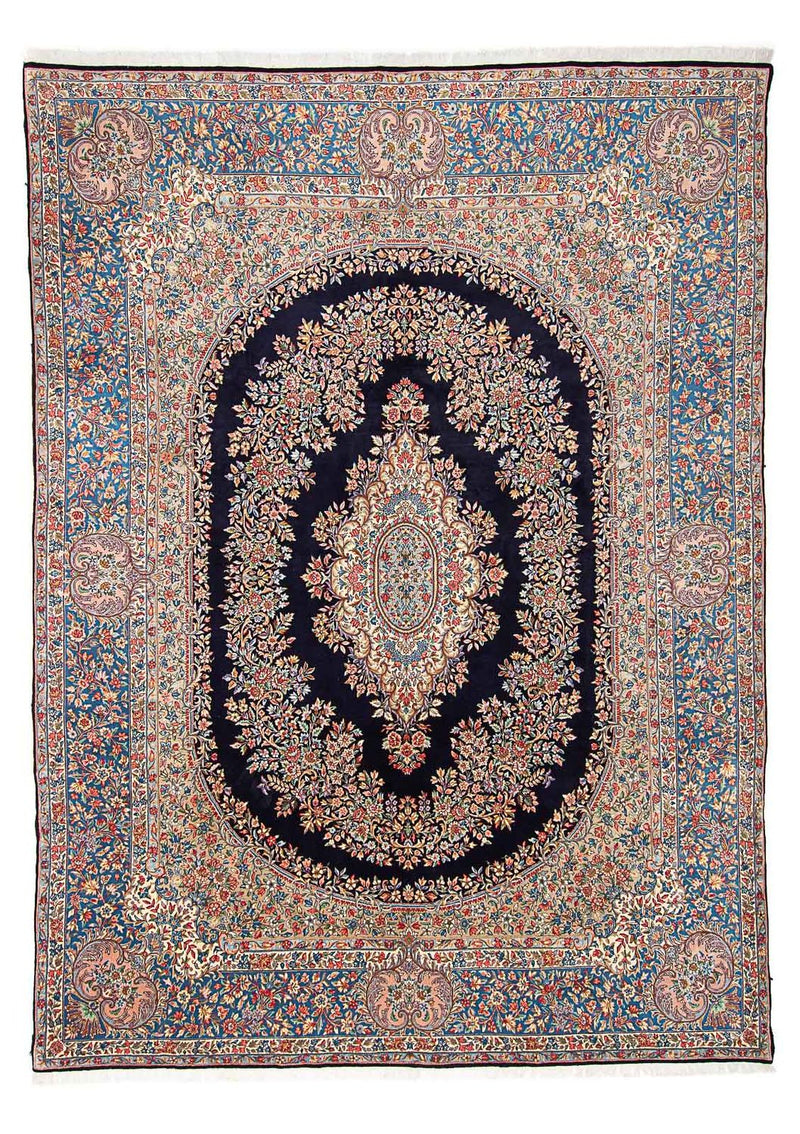 Rafsanjan Teppich 294x400cm - Perserteppich - dunkelblau