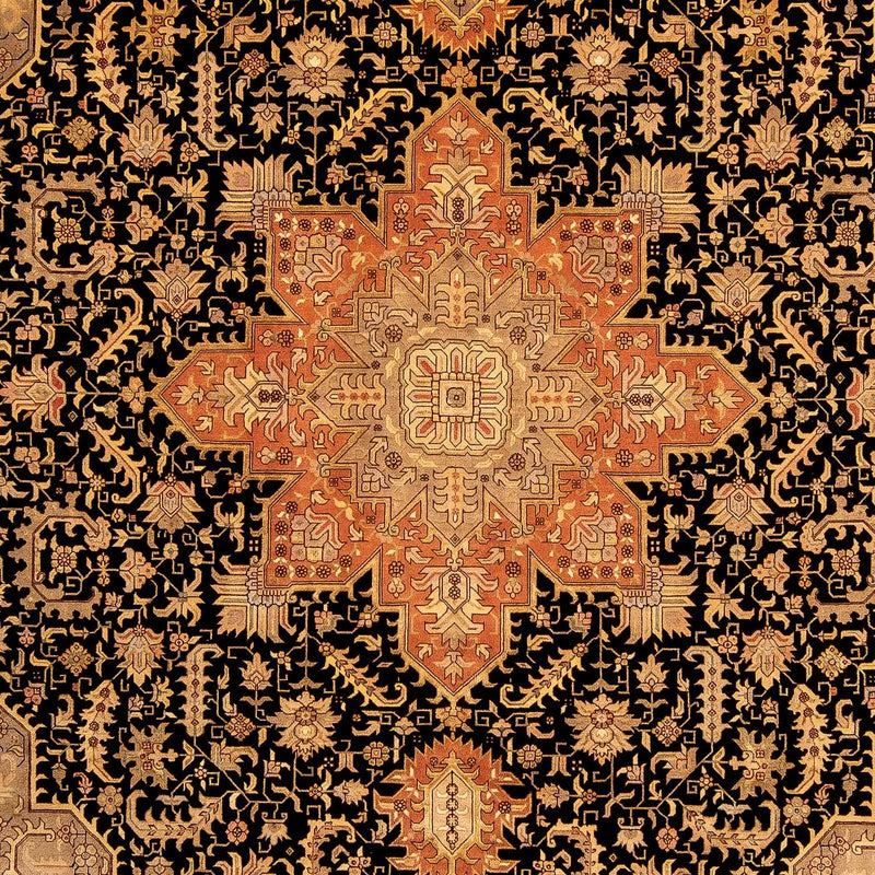 Täbriz - 50 Raj Teppich 248x348cm - Perserteppich - hellbraun