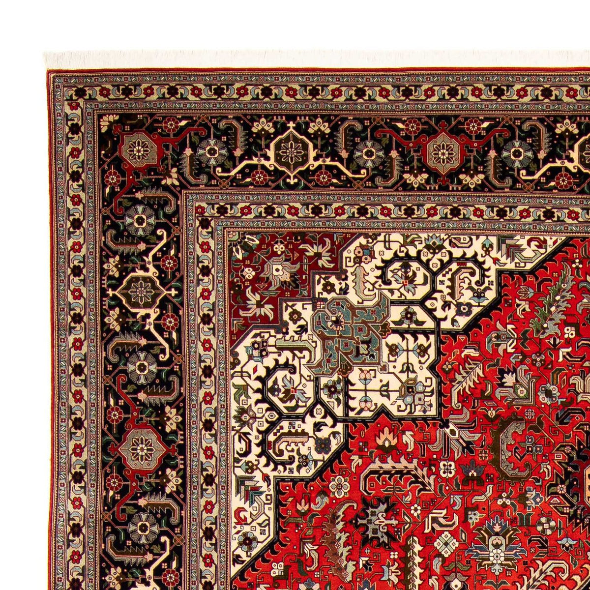 Täbriz - 50 Raj Teppich 298x407cm - Perserteppich - rost