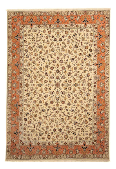 Täbriz - 50 Raj Teppich 250x370cm - Perserteppich - beige