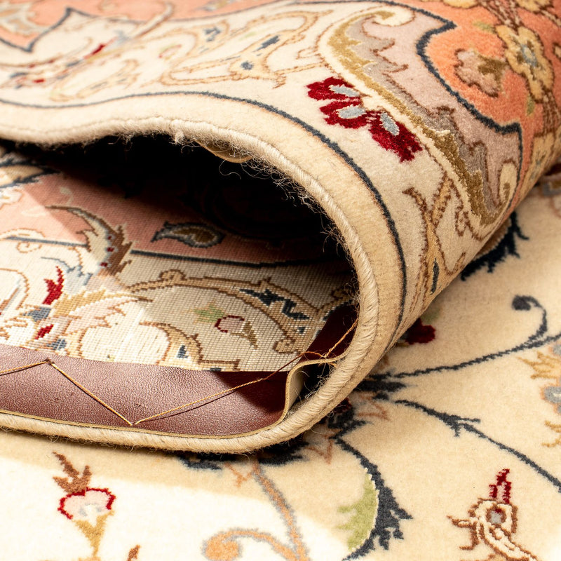 Täbriz - 50 Raj Teppich 250x370cm - Perserteppich - beige