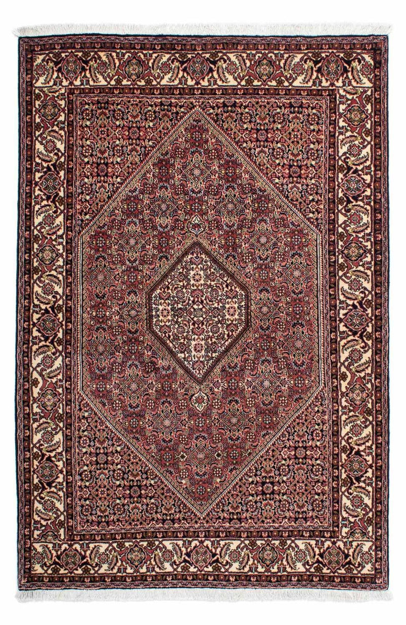 Bidjar - Zanjan Teppich 140x210cm - Perserteppich - rot