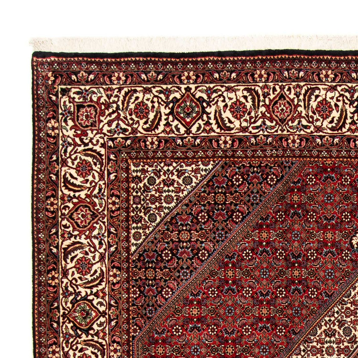 Bidjar Teppich 200x244cm - Perserteppich - dunkelrot