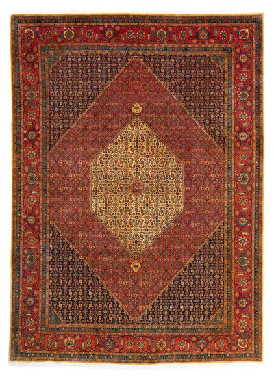 Täbriz - 50 Raj Teppich 251x337cm - Perserteppich - dunkelrot