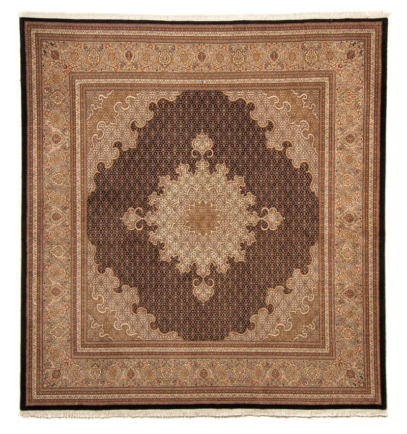 Täbriz Teppich 252x270cm - Perserteppich - dunkelblau