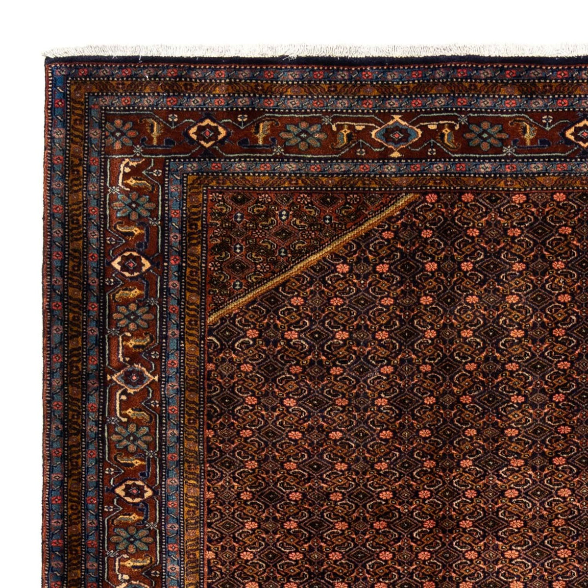 Ardebil Teppich 210x273cm - Perserteppich - braun