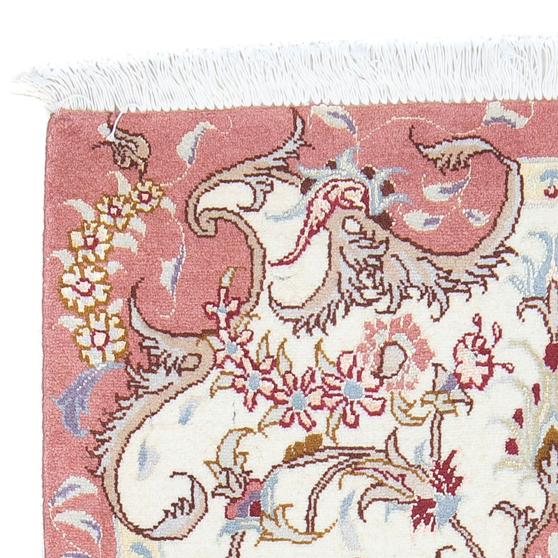Täbriz - 50 Raj Teppich 60x93cm - Perserteppich - beige