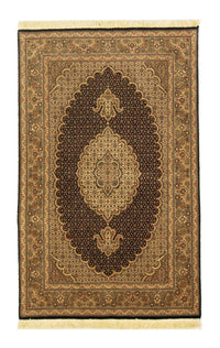 Täbriz - 50 Raj Teppich 100x159cm - Perserteppich - schwarz – product image