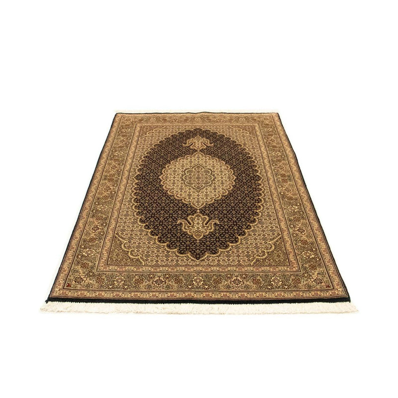 Täbriz - 50 Raj Teppich 100x159cm - Perserteppich - schwarz