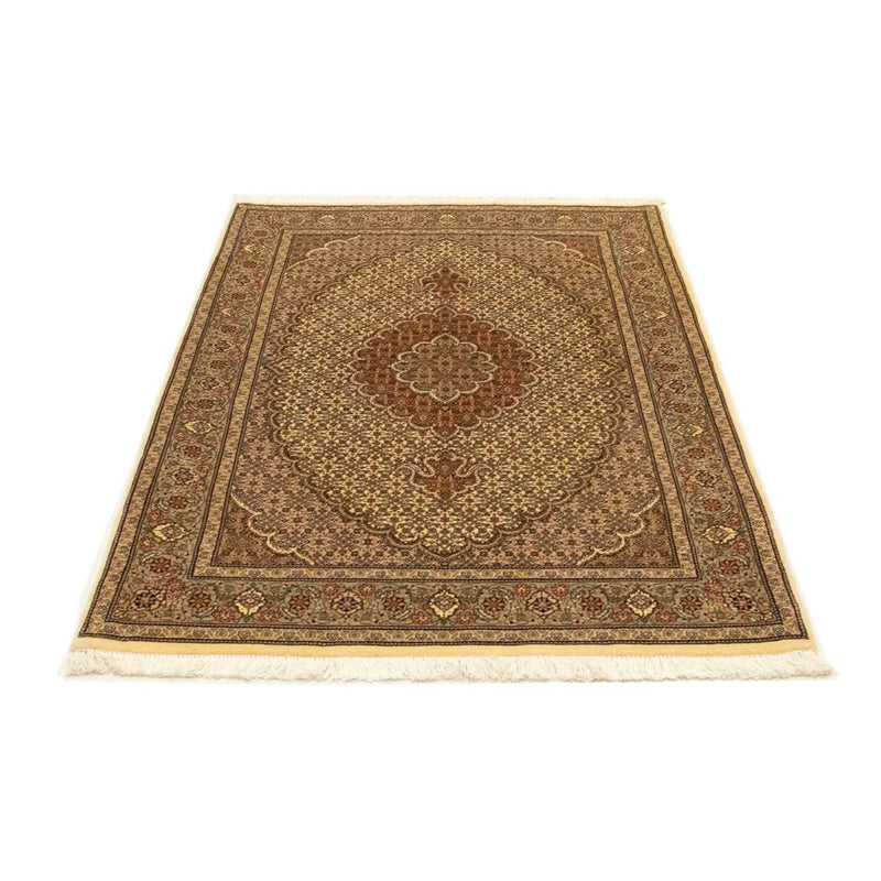 Täbriz - 50 Raj Teppich 102x150cm - Perserteppich - beige