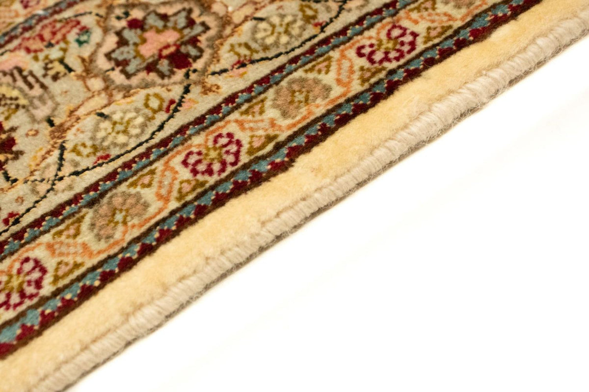Täbriz - 50 Raj Teppich 100x154cm - Perserteppich - beige