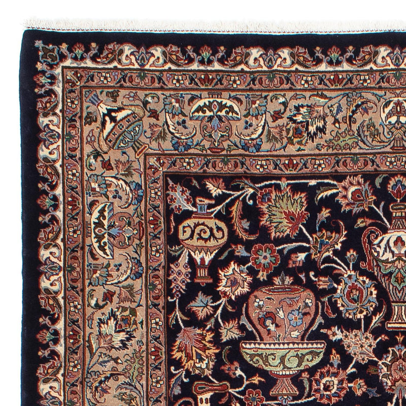 Kaschmar Teppich 200x298cm - Perserteppich - schwarz