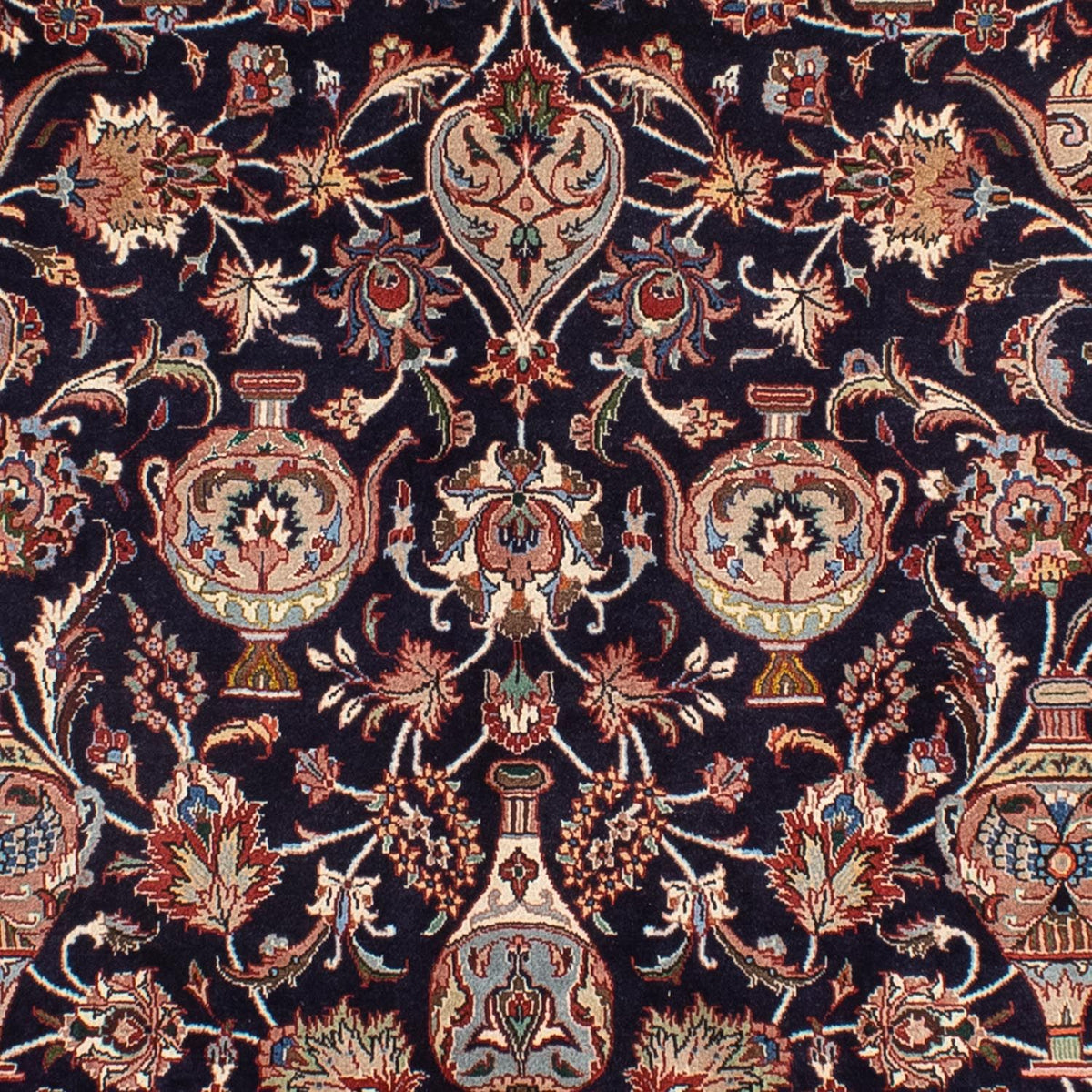 Kaschmar Teppich 200x298cm - Perserteppich - schwarz