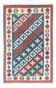 Kelim Fars Teppich 112x185cm - blau