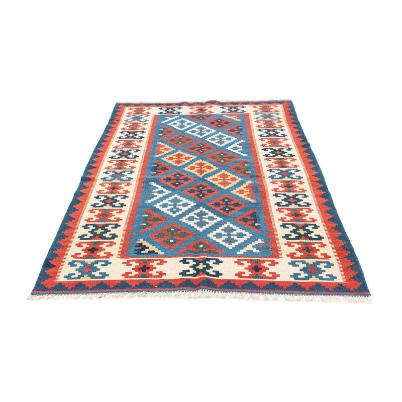Kelim Fars Teppich 122x188cm - blau