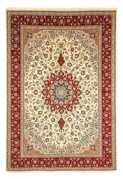 Täbriz - 50 Raj Teppich 250x358cm - Perserteppich - beige
