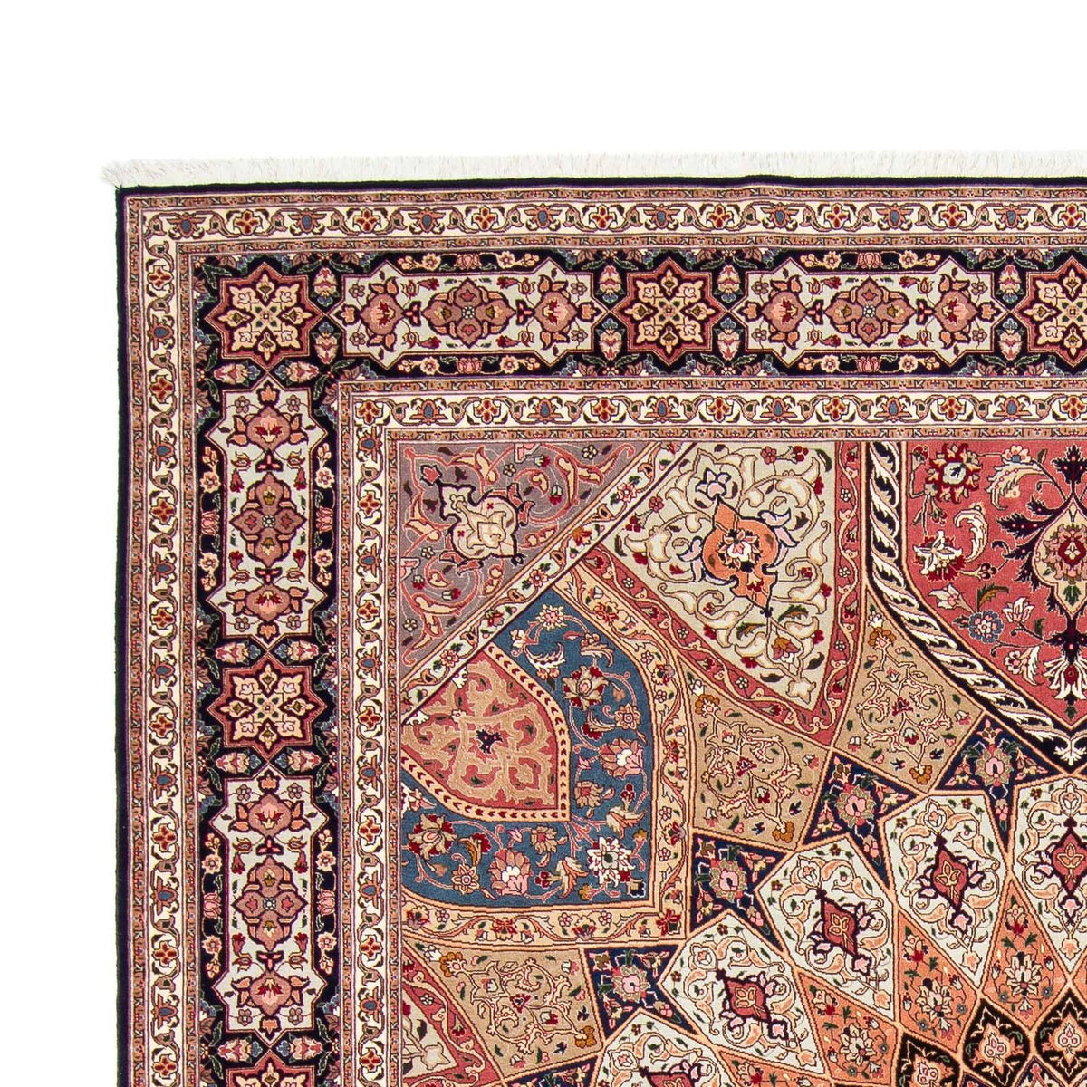 Täbriz - 50 Raj Teppich 254x298cm - Perserteppich - mehrfarbig