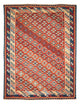Kelim Fars Teppich 293x400cm - dunkelrot