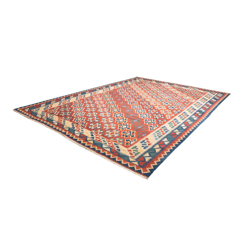 Kelim Fars Teppich 293x400cm - dunkelrot