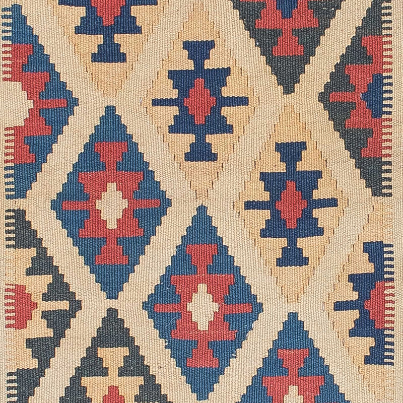 Kelim Fars Teppich 105x147cm - mehrfarbig