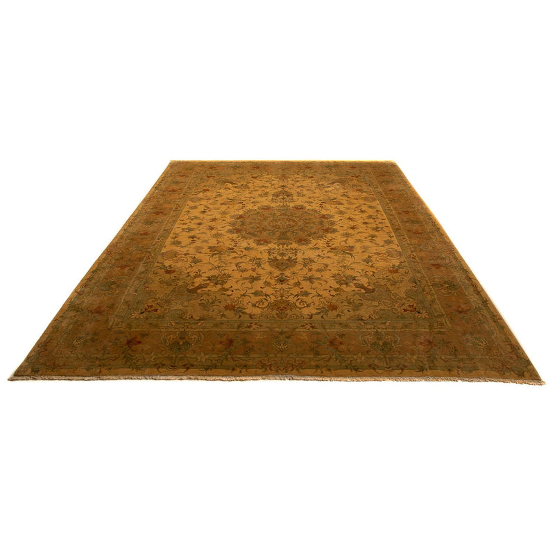 Täbriz Teppich 252x347cm - Perserteppich - gold