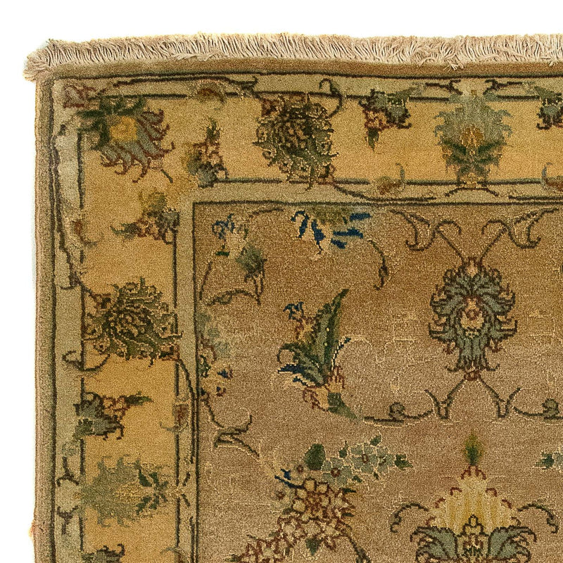 Täbriz - 50 Raj Teppich 66x122cm - Perserteppich - hellbraun