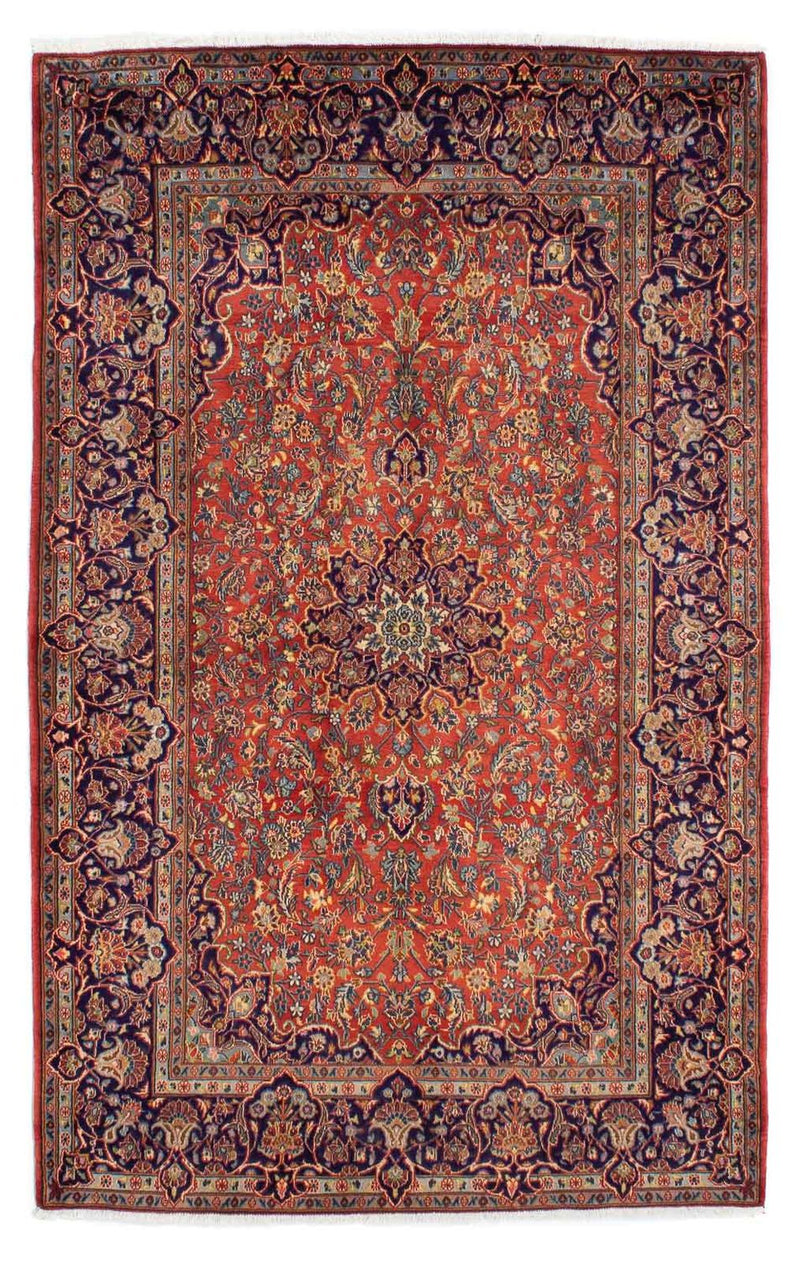 Keshan Teppich 140x222cm - Perserteppich - rost