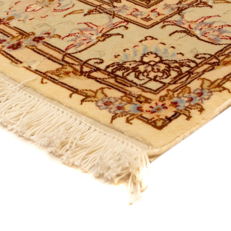 Täbriz - 50 Raj Teppich 101x152cm - Perserteppich - beige