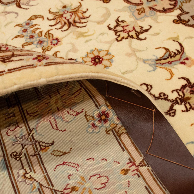 Täbriz - 50 Raj Teppich 101x152cm - Perserteppich - beige