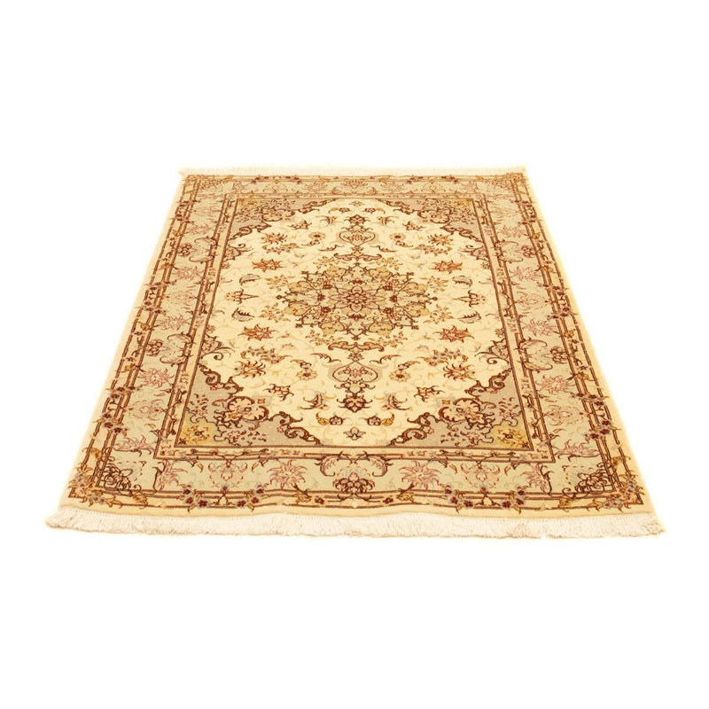 Täbriz - 50 Raj Teppich 101x152cm - Perserteppich - beige