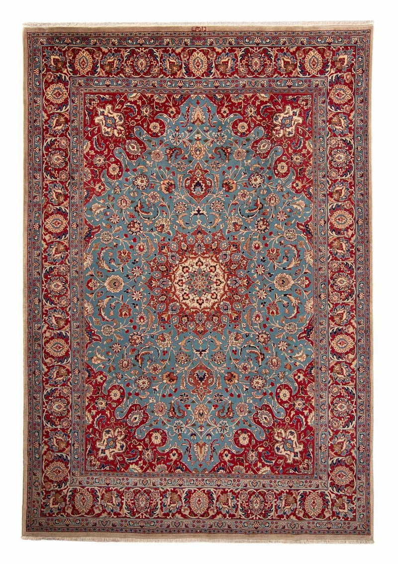 Mahal Teppich 245x344cm - Perserteppich - türkis