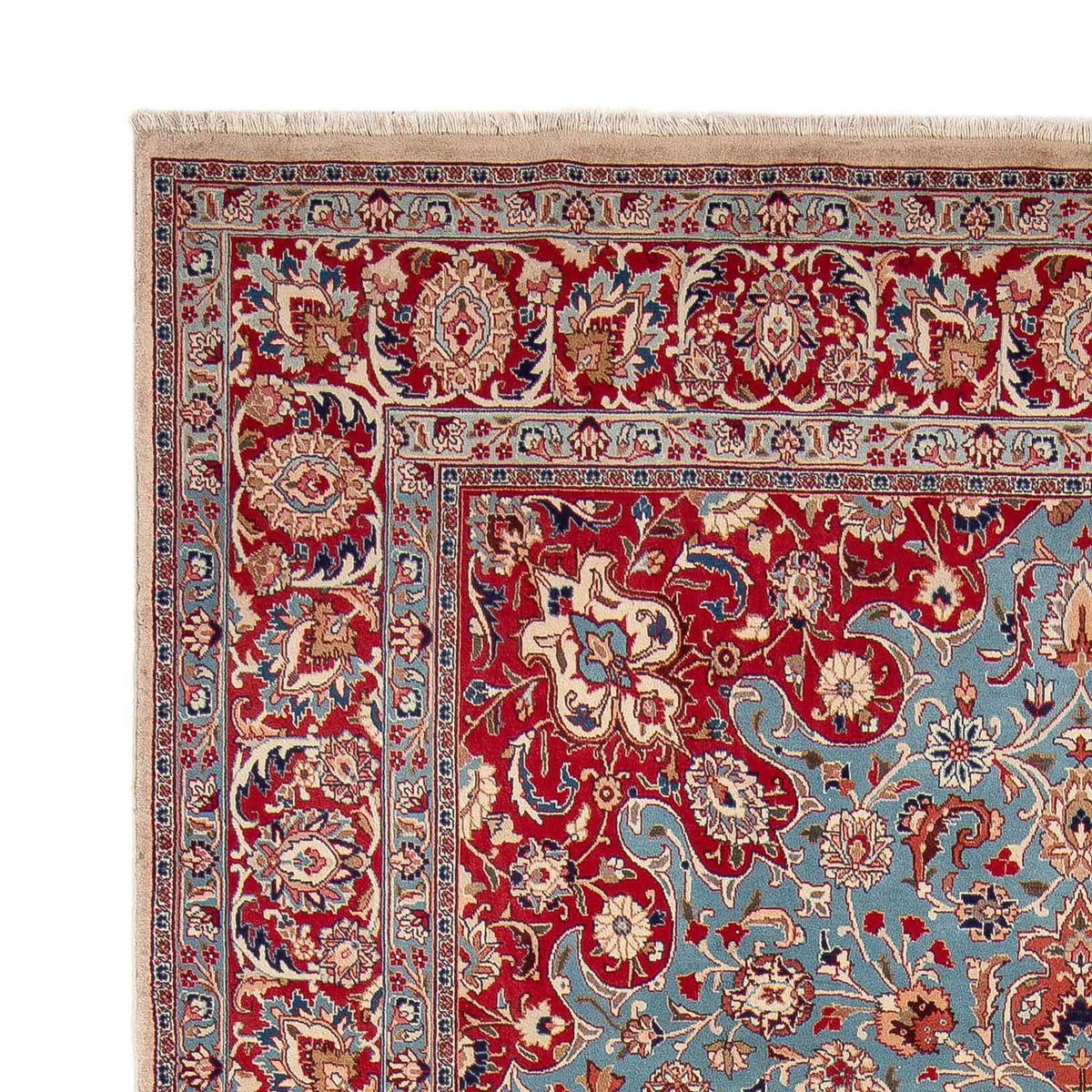 Mahal Teppich 245x344cm - Perserteppich - türkis
