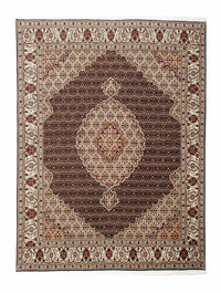 Täbriz Teppich 200x254cm - Perserteppich - dunkelblau – product image