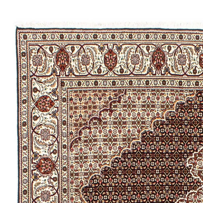 Täbriz Teppich 200x254cm - Perserteppich - dunkelblau