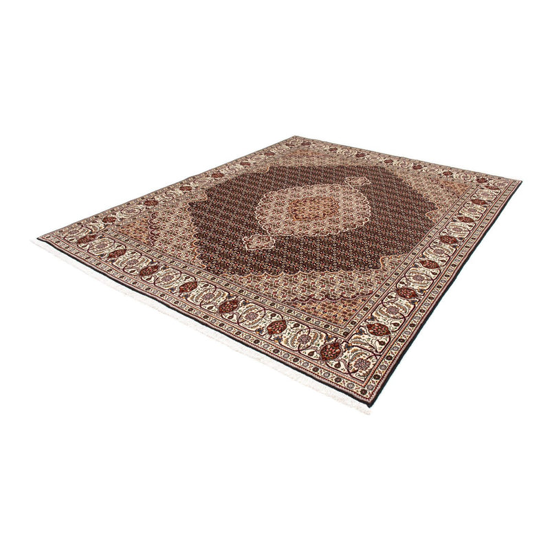 Täbriz Teppich 200x254cm - Perserteppich - dunkelblau