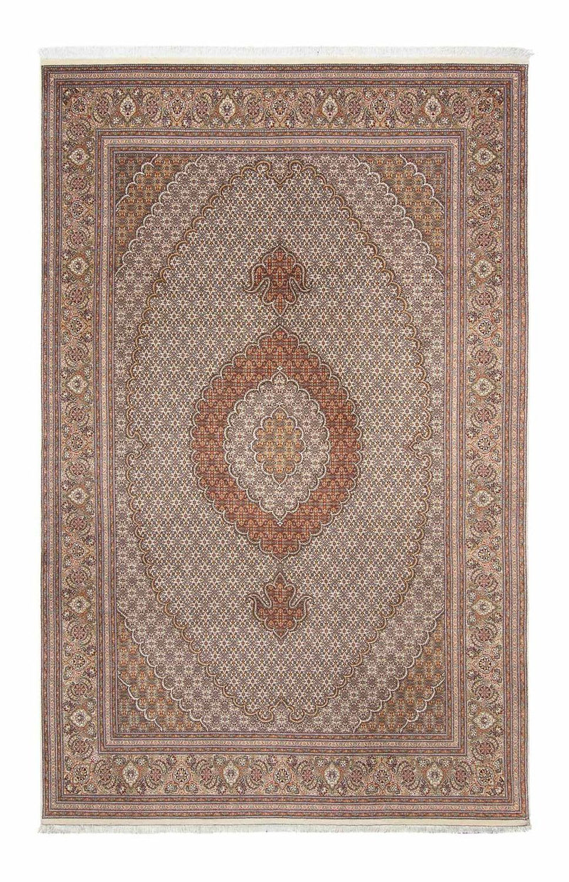Täbriz Teppich 196x312cm - Perserteppich - hellbraun