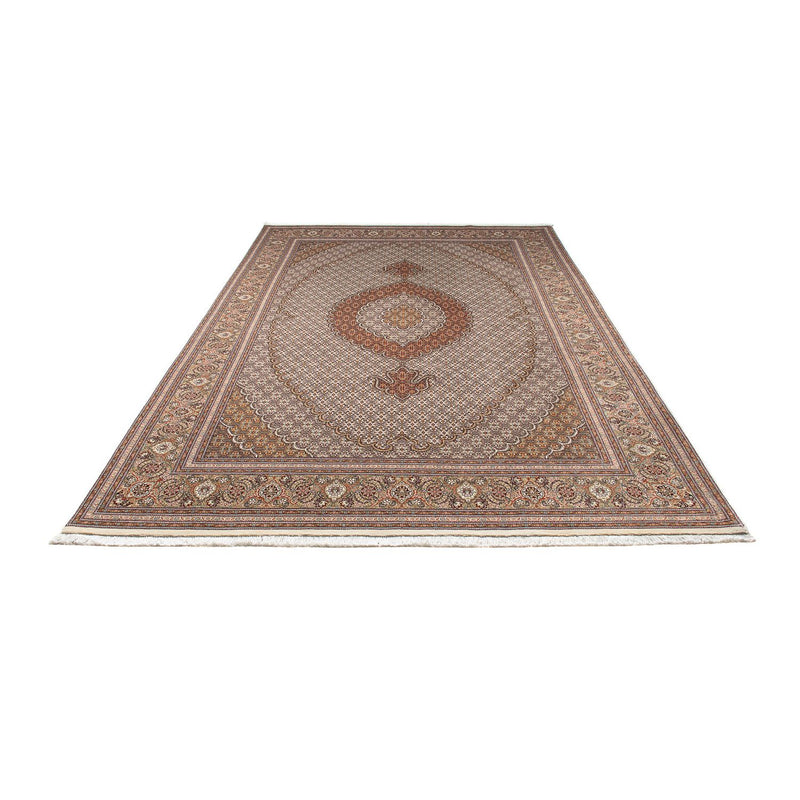 Täbriz Teppich 196x312cm - Perserteppich - hellbraun
