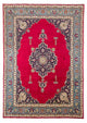Täbriz - 40 Raj Teppich 268x368cm - Perserteppich - rot