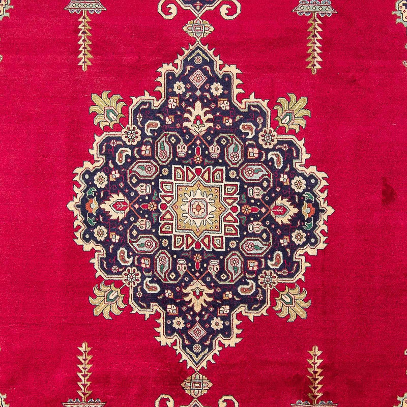 Täbriz - 40 Raj Teppich 268x368cm - Perserteppich - rot