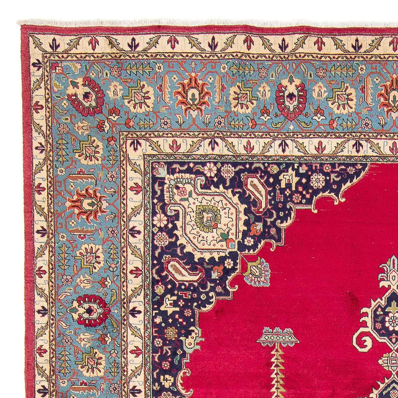 Täbriz - 40 Raj Teppich 268x368cm - Perserteppich - rot