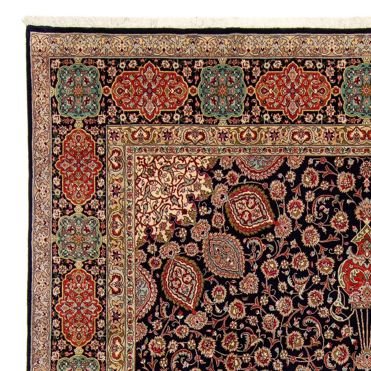 Täbriz Teppich 296x390cm - Perserteppich - hellbraun